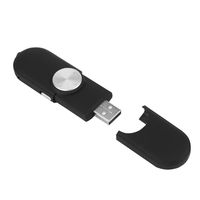 Player Stick USB MP3 Player, Music Player Battery Operated Supports FM Radio, Expandable Up to 32GB, Black