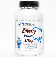 Bilberry Extract 375mg // 100 Capsules // Pure // by PureControl Supplements