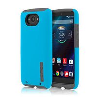 Motorola Droid Turbo Case, Incipio [Shock Absorbing] DualPro Case for Motorola Droid Turbo-Cyan/Gray