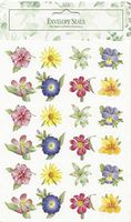 3 Packs Botanical Envelope Seals 48 Per Pack