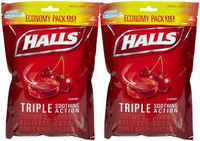 Halls Triple Action Cherry Drops-80 ct, 2 pk