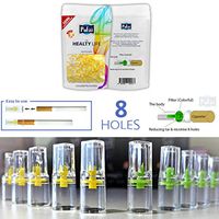 Pufai Disposable Cigarette Filters Compatible 8mm Regular Sizes 1000 Pieces Per Pack