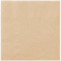 Hoffmaster 180343 Beige Beverage / Cocktail Napkin - 250/Pack