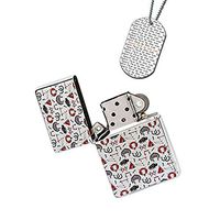 New Vibe Silver Flip Top Lighter - American Indian Southwest Buffalo