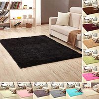 TbpersicwT Home bedroom carpet door mat, Solid Color Rectangle Thicken Carpet Rug Floor Mat Living Room Bedroom Decor - Green 80200cm