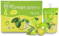 One Meal 4 Kcal Calamansi Konjac Jelly Collagen Diet food Weight Loss Vitamin C (1 Box 10 Packs)