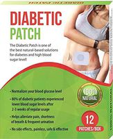 100% Natural Herbs Real Diabetic Patch That Reduces High Blood Sugar 12 Patches (1 Box)