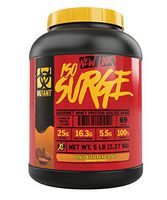 Mutant ISO Surge Whey Protein Powder Acts FAST to Help Recover, Build Muscle, Bulk and Strength, Uses Only High Quality Ingredients, 5 lb - Peanut Butter Chocolate