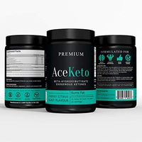 ACEKETO Exogenous Ketones for Keto Diet – 21 Servings BHB Salts by AceKeto – Boost Energy & Improve Focus – Cherry Citrus Flavor – Made in USA