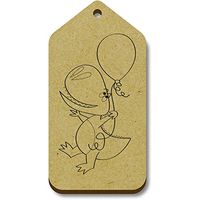Azeeda 10 x 'Party Dinosaur' 66mm x 34mm Gift Tags (TG00000133)