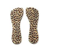 1 Pair 3/4 Gel Silicone Shoe Cushions- Self Adhesive Non-Slip Comfortable Insole High Heel Shoe Pad Cushion Shoe Inserts (Pantherine)