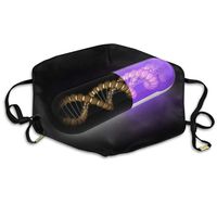 YUIOP Magic Pill Printed Mask Neutral Mask for Men and Women Polyester Dust-Proof Breathable Mask