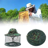 Anti-Bee Mosquito Cap Outdoor Net Cap Fishing Sunscreen Camouflage Cap Shawl