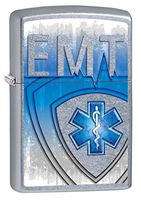 Zippo Lighter: EMT Shield - Street Chrome 79956