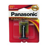 Panasonic Alkaline Plus Batteries, 9 Volt