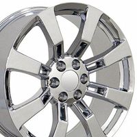 OE Wheels 22 Inch Fits Chevy Silverado Tahoe GMC Sierra Yukon Cadillac Escalade CA82 Chrome 22x9 Rim Hollander 5409