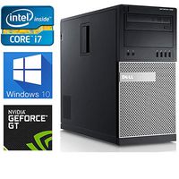 Dell Gaming 990 Desktop Computer Optiplex, Intel Core i7 upto 3.8GHz CPU, 16GB DDR3 Memory, NEW 1TB HDD, WiFi, Windows 10 Pro, Nvidia GT710 2GB (Renewed)