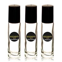 essem OILS | Spiritual Collection Scented Oils | Set of 3 Sandalwood / Nag Champa / Patchouli | Great for religious & holy occasion & cleansing ritual (Set of 3, 10ml roll-on)