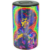 Vac Stash Vacuum Sealed Herb, Spice, Tobacco Jar with Printed Design - Tie Dye