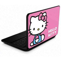 Skinit Decal Laptop Skin for 15.6 in 15-d038dx - Officially Licensed Sanrio Hello Kitty Sitting Pink Design