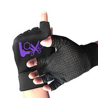 Men Women Love Hair Stylist Fingerless Gloves for Arthritis & Carpal Tunnel Pain Relief