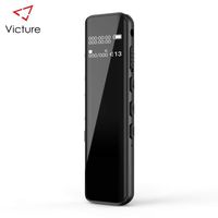 Victure Digital Voice Recorder 8GB Mini Dictaphone with Voice Activated Recorder for Lectures Meetings Interviews MP3 Music Recording Playback, Built-in Microphone, Rechargeable Batteries (X5-A)