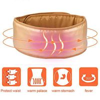 ASDYY Adjustable Heating Waist Belt,Waist Heating Belt Pad, Electric Heating Belt for Back 3 Heat Settings for Neck Back Pain Relief