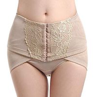 ZOOARTS 2019 New Pelvic Posture Correction Belt Hip-Up Postpartum Recovery Band (Beige, XL)