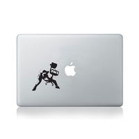 Banksy Rockstar Office Worker Vinyl MacBook Decal/Laptop Decal - Fits MacBook Air (11/13), MacBook Pro (13/15), MacBook Pro Retina (13/15) and MacBook Retina (12)