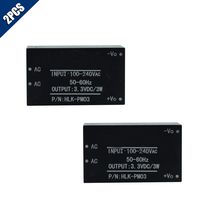 KOOBOOK 2Pcs HLK-PM03 Intelligent Household Switch AC-DC 220V to 3.3V Step Down Buck Isolated Power Supply Module
