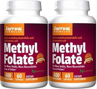 Jarrow Formulas Methyl Folate 5-MTHF, 400 Mcg (60 x 2)