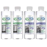 Dishwasher and Washing Machine Cleaner (4 Pack) – All-Natural Non-Toxic and Safe Descaling & Cleaning Solution for All Types of Dishwashers and HE and Non HE Washers