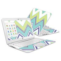Mightyskins Skin Compatible with Hp Chromebook 14 (2014) - Pastel Chevron | Protective, Durable, and Unique Vinyl Decal Wrap Cover | Easy to Apply, Remove, and Change Styles | Made in The USA