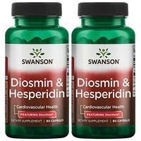 Swanson Diosmin & Hesperidin - Featuring Diosvein 60 Caps 2 Pack