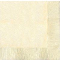 3 Ply Paper Beverage Napkins | 50ct (Vanilla Creme)