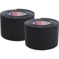 McDavid 12.5 yd Paper Sleeve Athletic Tape (2 Pack), Black, One Size