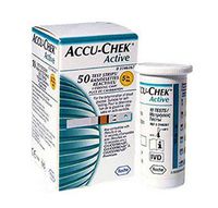 ACCU-CHEK Active Test Strips 50 Sheets Diabetics Aids Blood Health Hematocrit