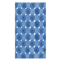 Caspari Le Moderne Paper Guest Towel Napkins in Blue, Two Packs of 15