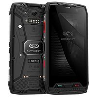 Conquest S11 Rugged Smart Phone - IP68, Android 7.0, Octa Core, 6GB+64GB ROM, GPS, Fingerprint (Black)