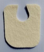 Extra Thick U Shaped Callus Cushion, 100 Felt Pads