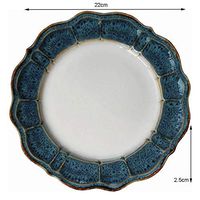 AXZHYX Bowl European Creative Ceramic Sushi Plate Home Creative Dessert Plate Italian Panel Fruit Salad Plate Hotel Tableware Home Noodles Boiled Fish Soup Bowl (Color : Set of 6)