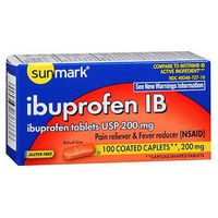 Sunmark Ibuprofen Ib 200 Mg, 200 mg, 100 tabs