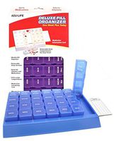 Acu-Life One Week (7 day) Plus Today Pill Organizer and Planner with Removable Daily Pillbox (Large)