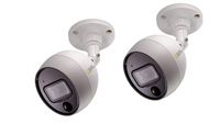 Q-See Home Security Camera (QCA80801B-2) 4MP Analog HD Bullet Security Camera 2 Pack with PIR Technology, Night Vision, Indoor/Outdoor, Add-On