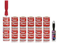 Ideal Home Innovations USA Made Heavy Duty Lint Roller 8 Inch Wide 360 Sheet Refill 6 Roll Pack for Rapid Cleaning Lint and Pet Hair on Clothing and Fabrics by IHI