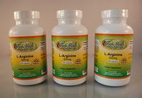 L-arginine, L-argenine 500mg, Made in USA - 300 (3x100) Tablets