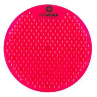 AirWorks AWSFUS229-BX Splash Free Urinal Screen, Fruit Basket, Light 0.22 lb, 8" Height, 6" Width, Red (Pack of 10)