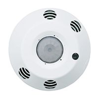 Leviton ODC15-IDW ODC Series 1500 Sq. Ft. Passive Infrared Ceiling-Mount Occupancy Sensor, 120-277 Volt, White