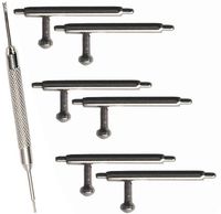 for Fitbit Inspire Pins/Inspire HR Pins Quick Release Spring Bars 6PCS - 10mm Stainless Steel Watch Band Pins Diameter 1.5mm + Spring Bar Tool for Fitbit Inspire/Inspire HR Smartwatch by Olytop
