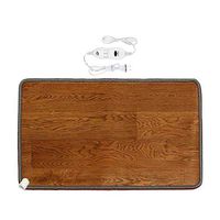 Electric Heating Pad Rug Office Heating Foot Mat Warmer Winter Warm Feet Thermostat Carpet Household Warming Tools (50x80cm)